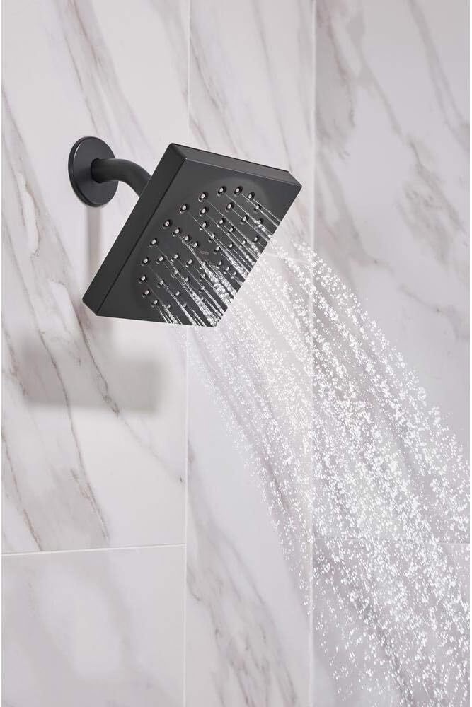 Moen 82760BL Genta Single-Handle 1-Spray Tub and Shower Faucet - Matte Black