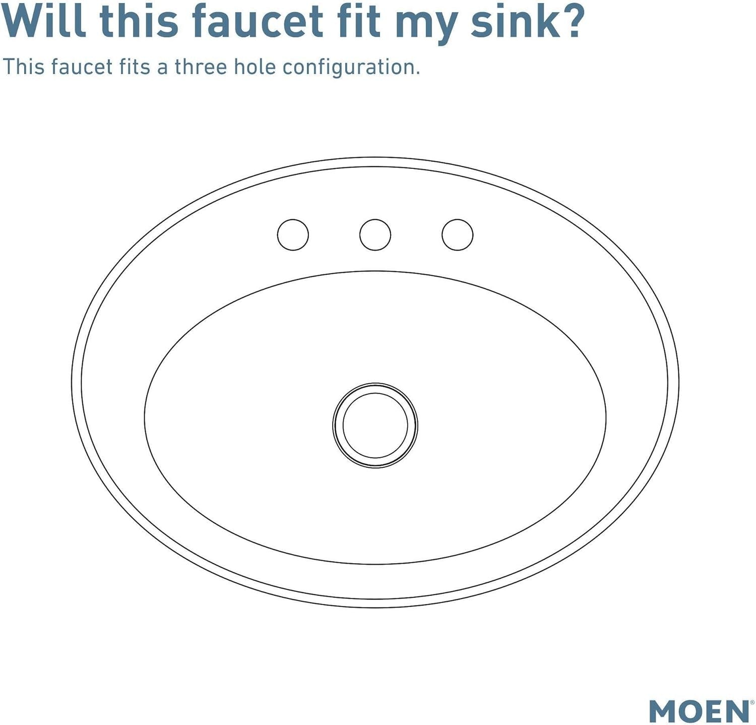 Moen Darcy Bathroom Faucet 4 in. Centerset Spot Resist Brushed Nickel WS84550SRN