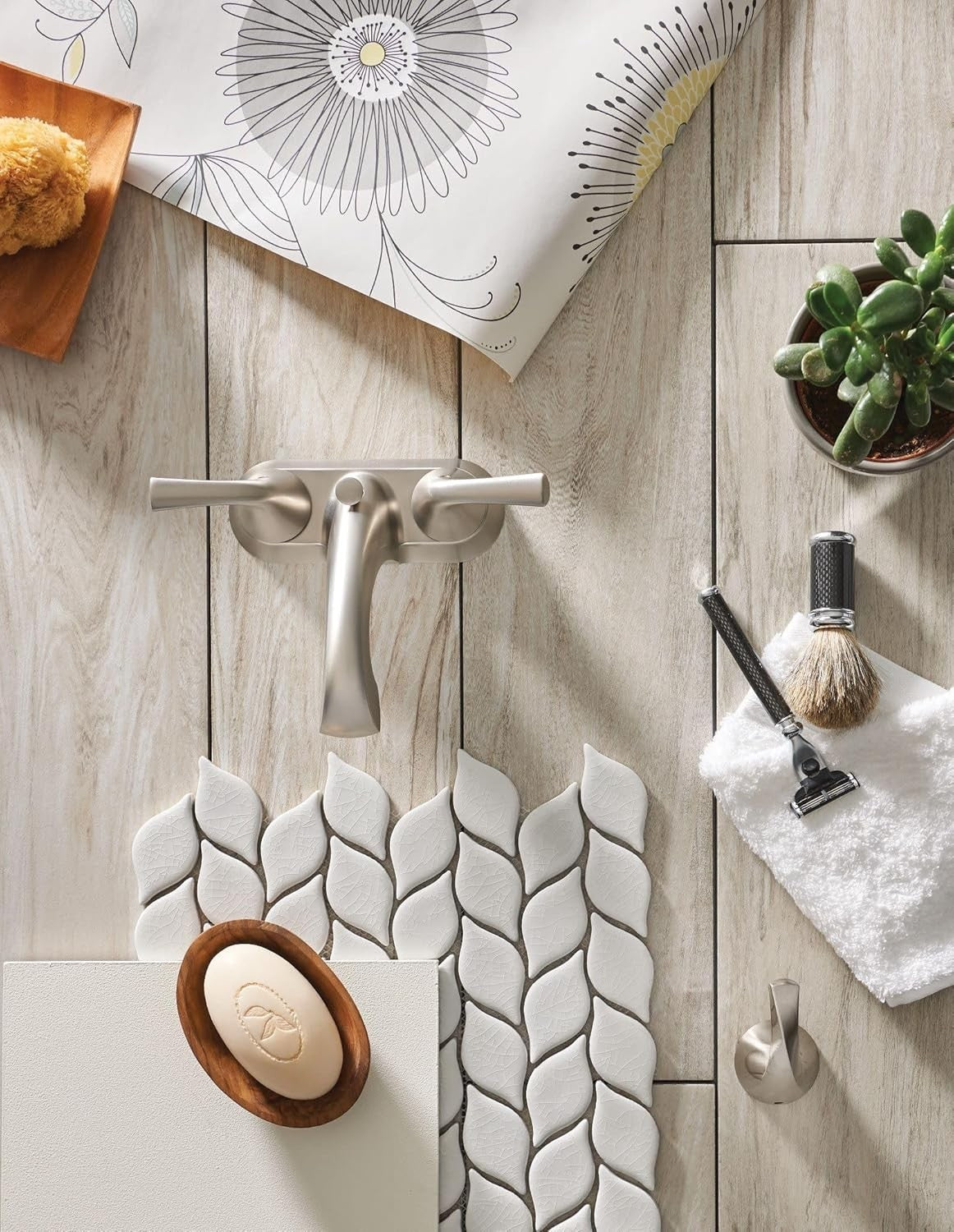 Moen Haber 84768SRN Bathroom Spot Resistant Faucet Brushed Nickel Finish