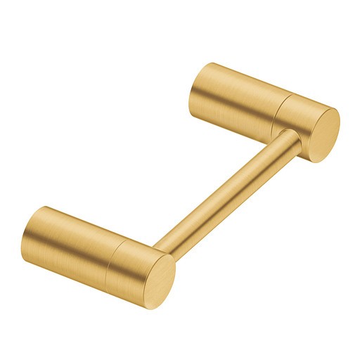 Moen YB0408BG Pivoting Wall Mounted Modern Toilet Paper Holder - Brushed Gold