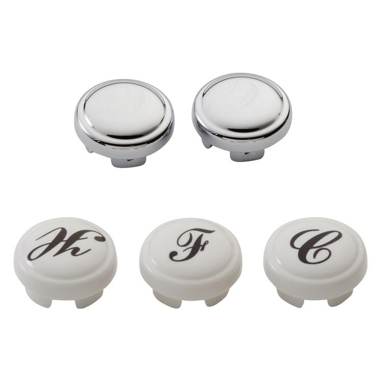 Moen 114324W Handle Cap Kit - Glacier White