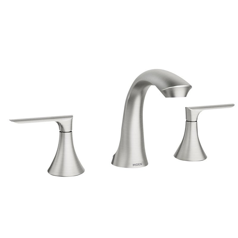 Moen 84517SRN Findlay 8" Widespread Bathroom Faucet - Spot Resist Brushed Nickel