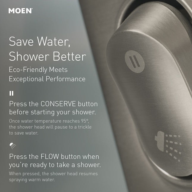 MOEN Verso 230H2EP Magnetix 5 in. Handheld Saves Hot Water Chrome 1.75 GPM
