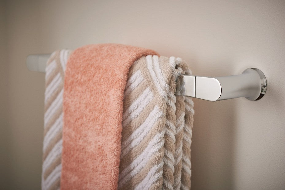 Moen BH3824CH Genta LX 24" Towel Bar Wall Mount - Chrome