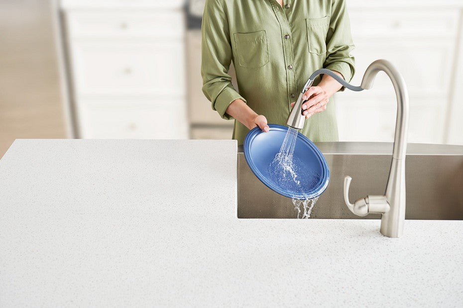 MOEN 87014SRS Essie One-Handle Pulldown Kitchen Faucet - Spot Resist Stainless