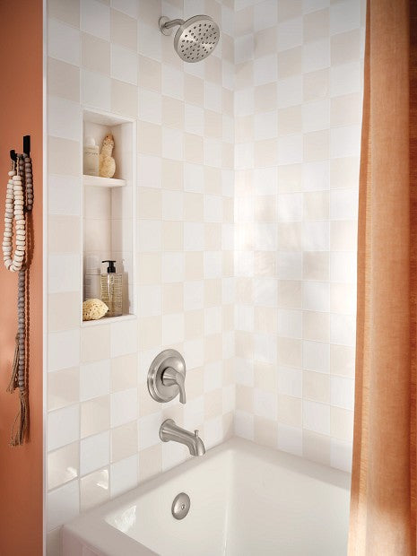 Moen 82466SRN Korek 1 Handle 1.75 GPM Tub & Shower Faucet - Brushed Nickel