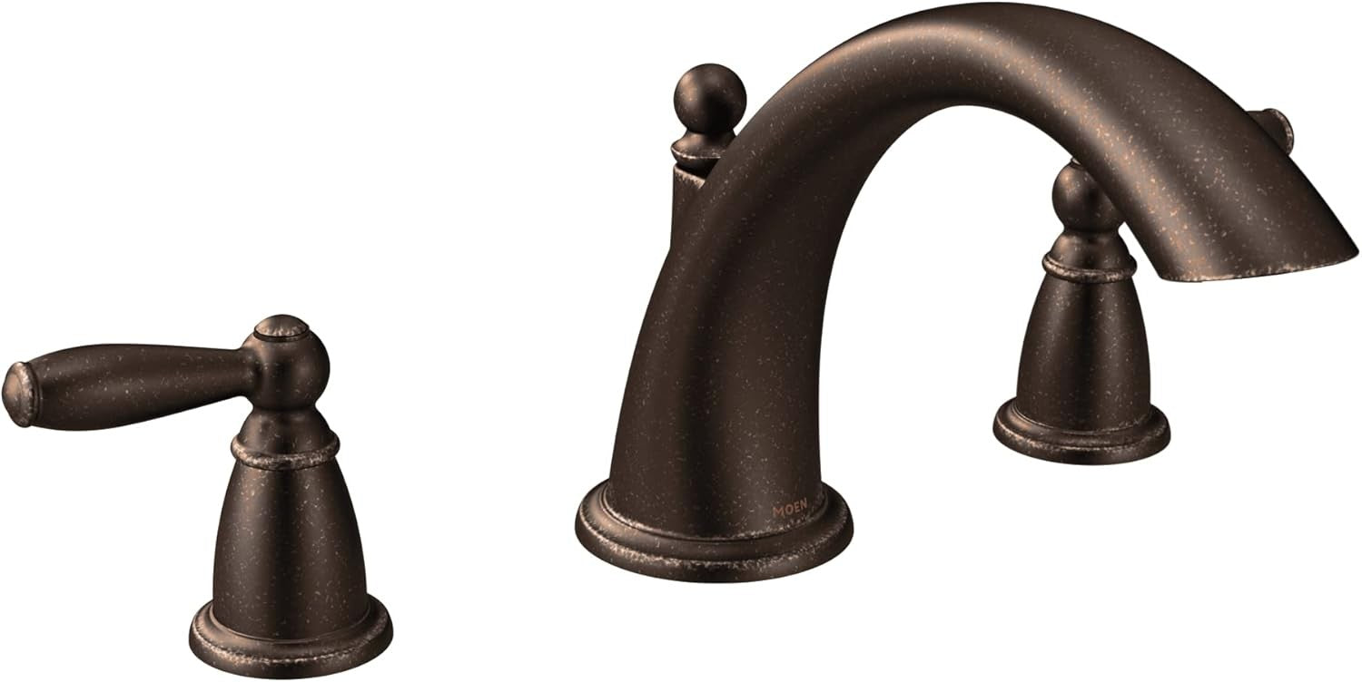 Moen T933ORB Brantford 2-Handle Roman Tub Faucet Filler - Oil Rubbed Bronze