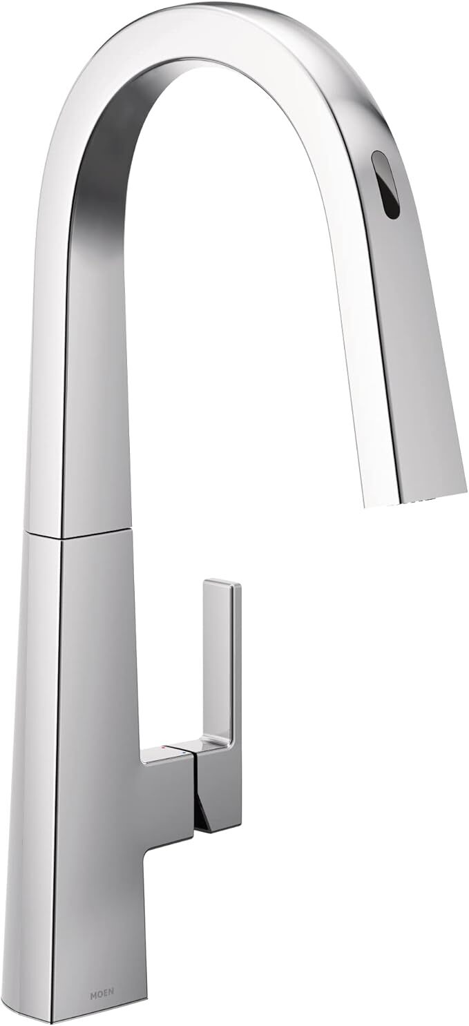 Moen Nio Chrome Smart Faucet Touchless PullDown Sprayer Kitchen S75005EV2C Alexa