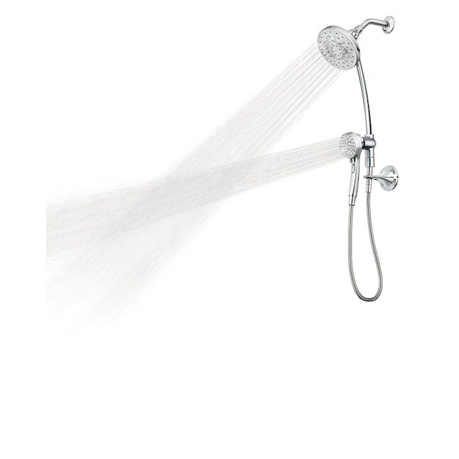 Moen 28501 6-Spray Hand Shower & Rainshower W / SlideBar Polished Chrome