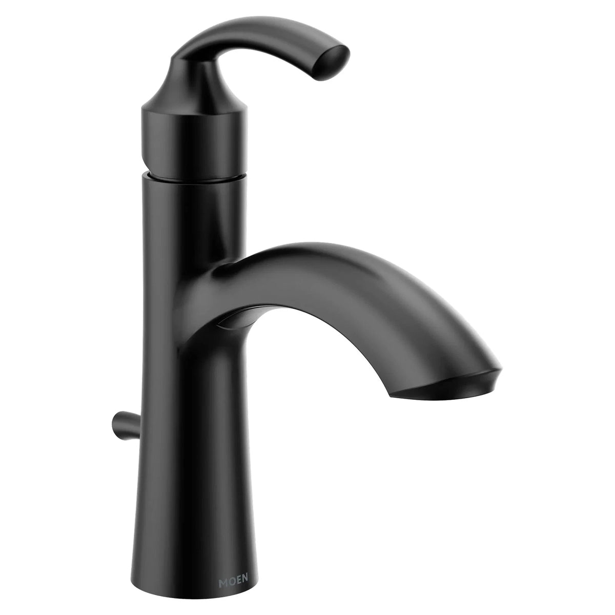Moen 6170BL Glyde 1.2 GPM 1 Hole 1 Handle Bathroom Faucet - Matte Black