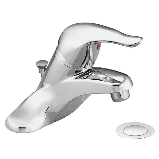 Moen L64625 Chateau One-Handle Low Arc Bathroom Sink Faucet - Chrome