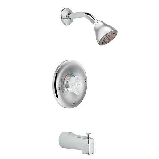 Moen T183EP Chateau Single Handle PosiTemp Tub & Shower Trim Kit - Chrome