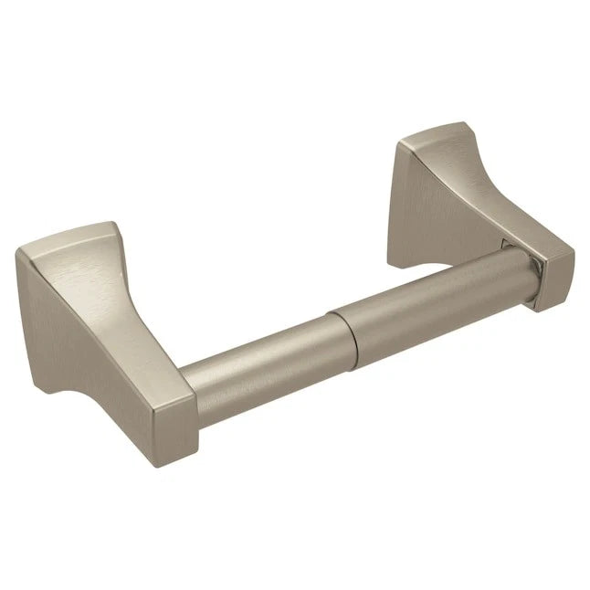 Moen YB0108BN Adler Wall Mount Spring Loaded Toilet Paper Holder - Brushed Nicke