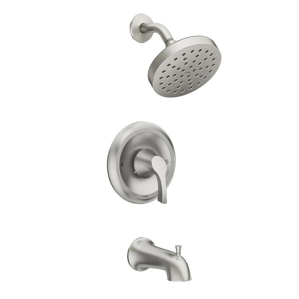 Moen Korek 82466SRN 1 handle Tub & Shower Faucet in Brushed Nickel