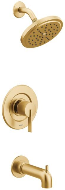 Moen T2263EPBG CIA Brushed Gold 1-Handle Tub & Shower Trim Package Posi-Temp Eco