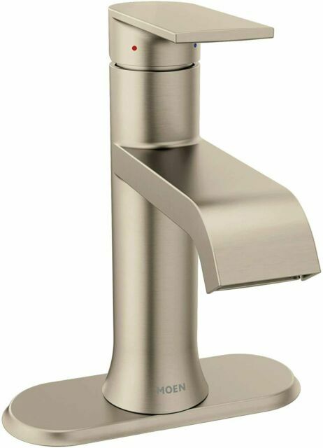 💲Moen Genta LX Chrome Two-Handle Three-Hole Widespread Modern Bathroom NO VALVE