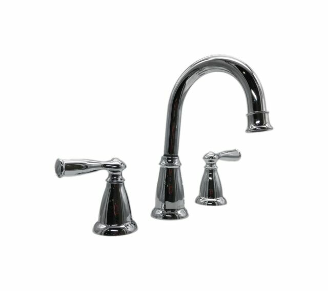 Moen Banbury 8 in. WS84924 Double Handle High Arc Bathroom Faucet Chrome
