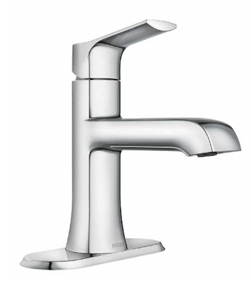 Moen Liso 84540SRN 1-Handle Bathroom Sink Faucet - Spot Resist Brushed Nickel